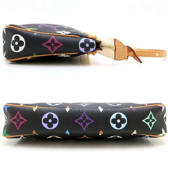 LOUIS VUITTON Black Monogram Pouch - Picture 2 of 9